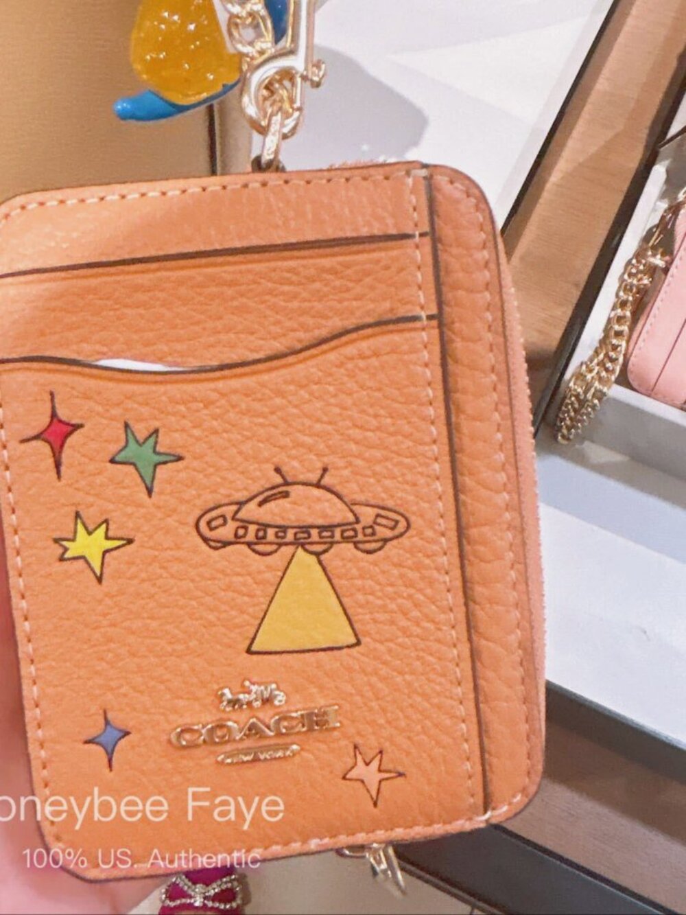 Coach x Observed By Us Zip Card Case CU404 - Picture 2 of 8